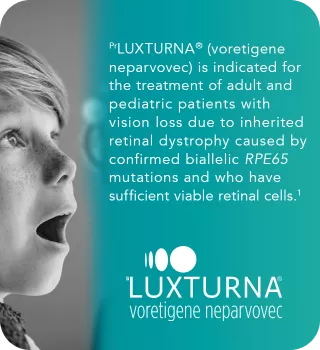 Luxturna mobile banner